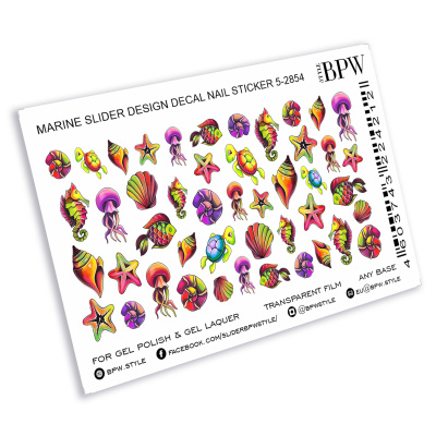 Слайдер-дизайн Морская радуга из каталога Цветные на любой фон, в интернет-магазине BPW.style
